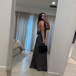 Polka Dot Halter Dress